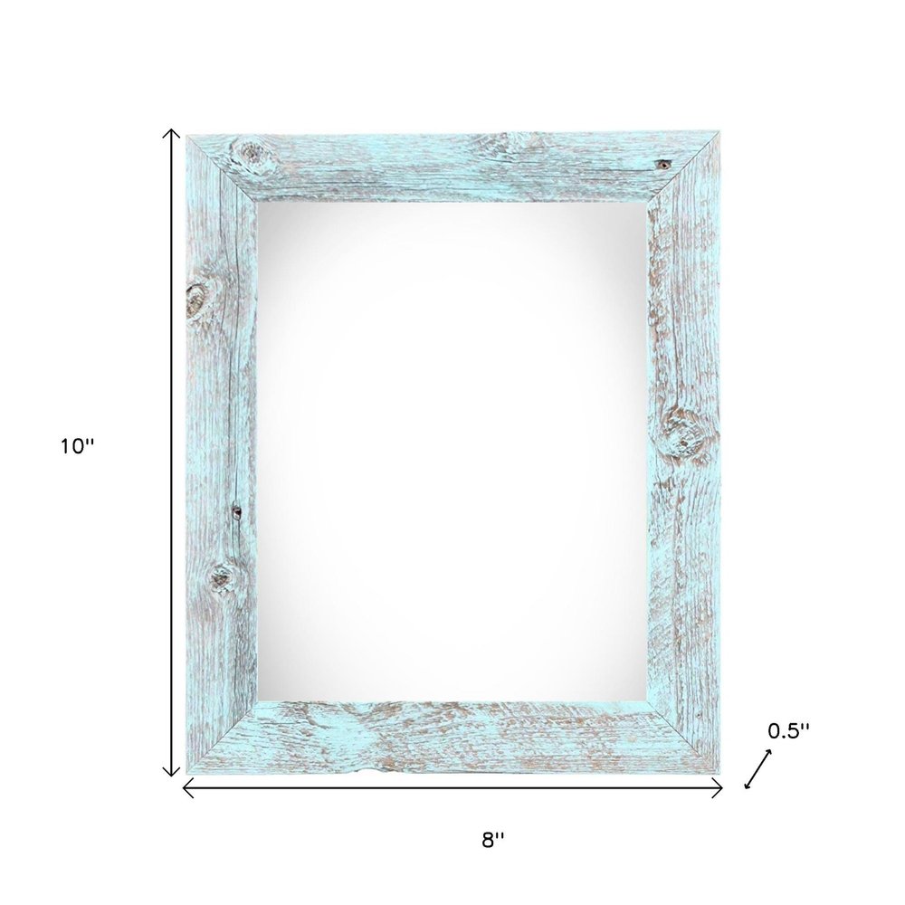 5" x 7" Blue Wood Tabletop Picture Frame  Warm Home View