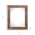 5" x 7" Brown Solid Wood Tabletop Picture Frame  Warm Home View