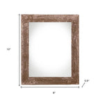 5" x 7" Brown Solid Wood Tabletop Picture Frame  Warm Home View