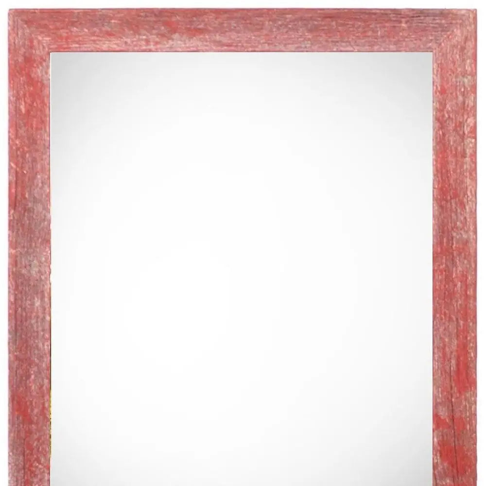 5" x 7" Red Solid Wood Tabletop Picture Frame  Warm Home View