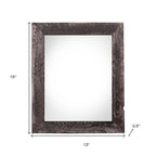 8.5" x 11" Black Solid Wood Tabletop Picture Frame  Warm Home View