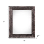 8.5" x 11" Black Solid Wood Tabletop Picture Frame  Warm Home View