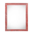 8" x 10" Red Solid Wood Tabletop Picture Frame  Warm Home View