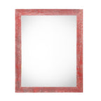 8" x 10" Red Solid Wood Tabletop Picture Frame  Warm Home View