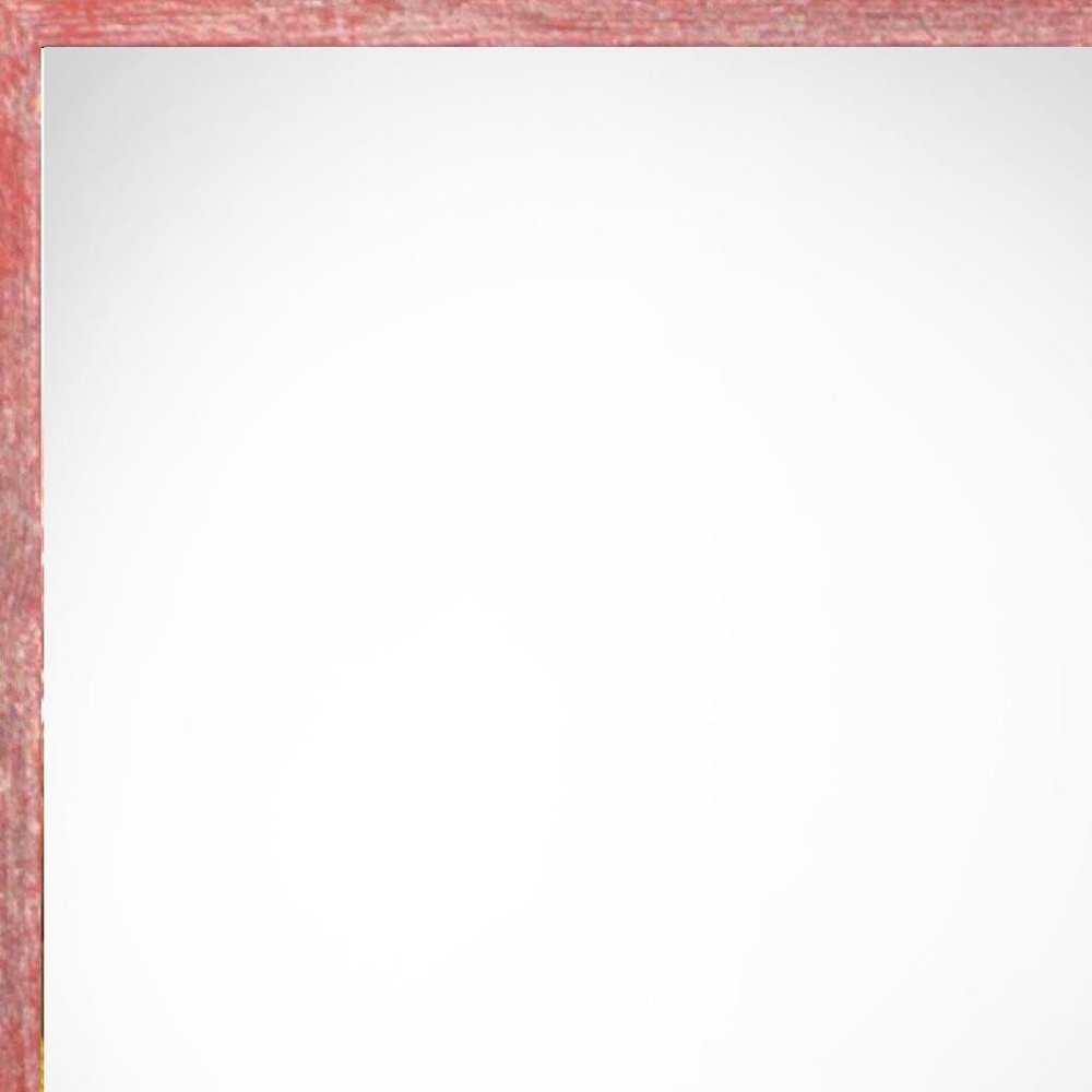 8" x 10" Red Solid Wood Tabletop Picture Frame  Warm Home View
