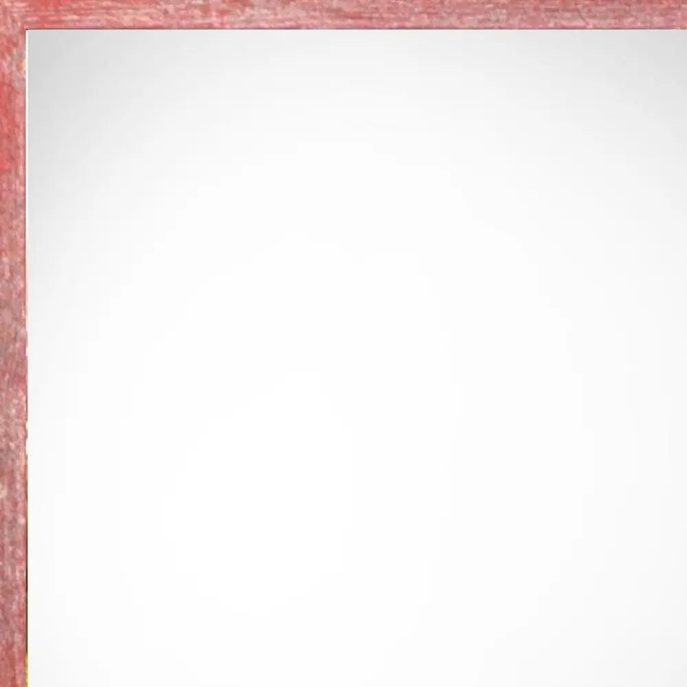 8" x 10" Red Solid Wood Tabletop Picture Frame  Warm Home View