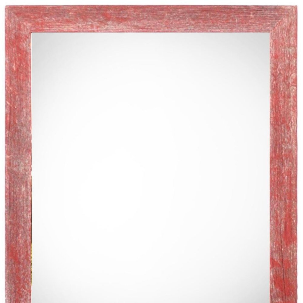 8" x 10" Red Solid Wood Tabletop Picture Frame  Warm Home View