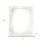 8" x 10" White Solid Wood Tabletop Picture Frame  Warm Home View