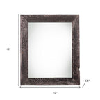 9" x 12" Black Solid Wood Hanging Picture Frame  Warm Home View