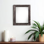 9" x 12" Black Solid Wood Hanging Picture Frame  Warm Home View