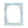 9" x 12" Blue Solid Wood Hanging Picture Frame  Warm Home View