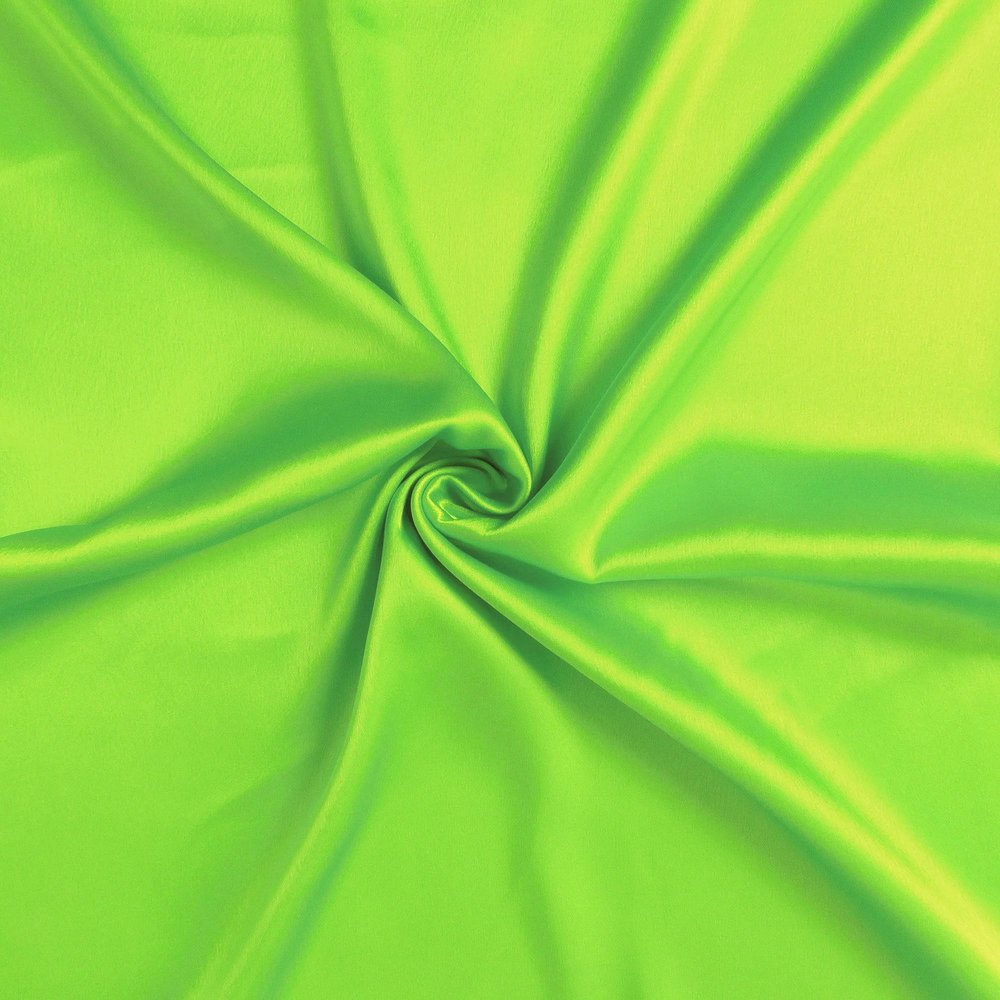 Set of Two Bright Green Dreamy Silky Satin King Pillowcases  Warm Home View
