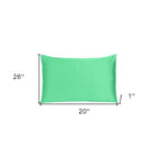 Green Dreamy Set Of 2 Silky Satin Standard Pillowcases  Warm Home View