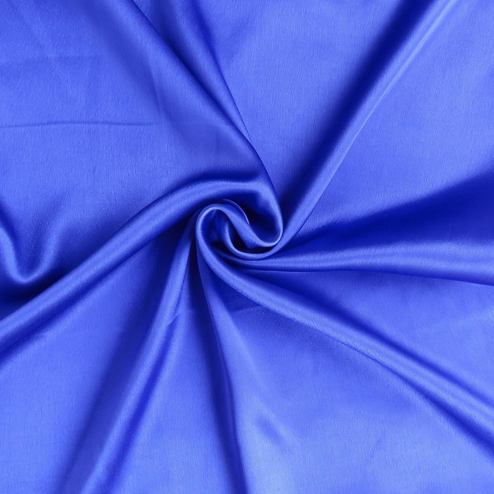 Royal Blue Dreamy Set Of 2 Silky Satin Standard Pillowcases  Warm Home View