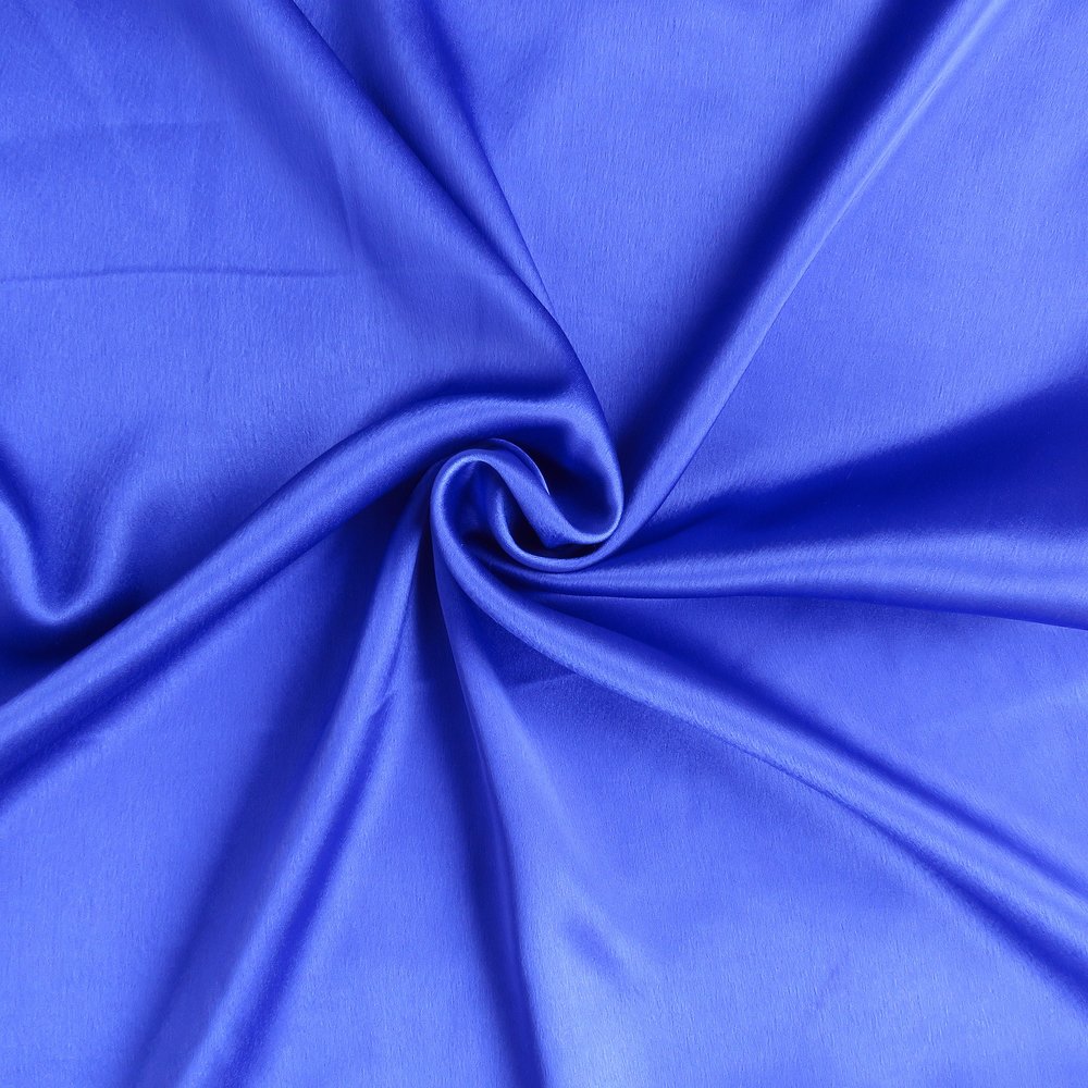 Royal Blue Dreamy Set Of 2 Silky Satin Standard Pillowcases  Warm Home View