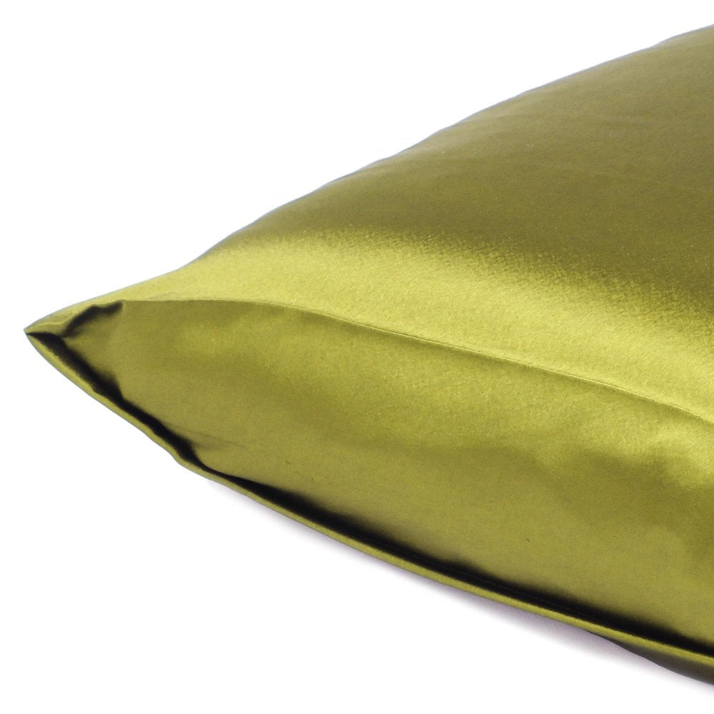 Set of Two Lemongrass Dreamy Silk Satin Queen Pillowcases  Warm Home View