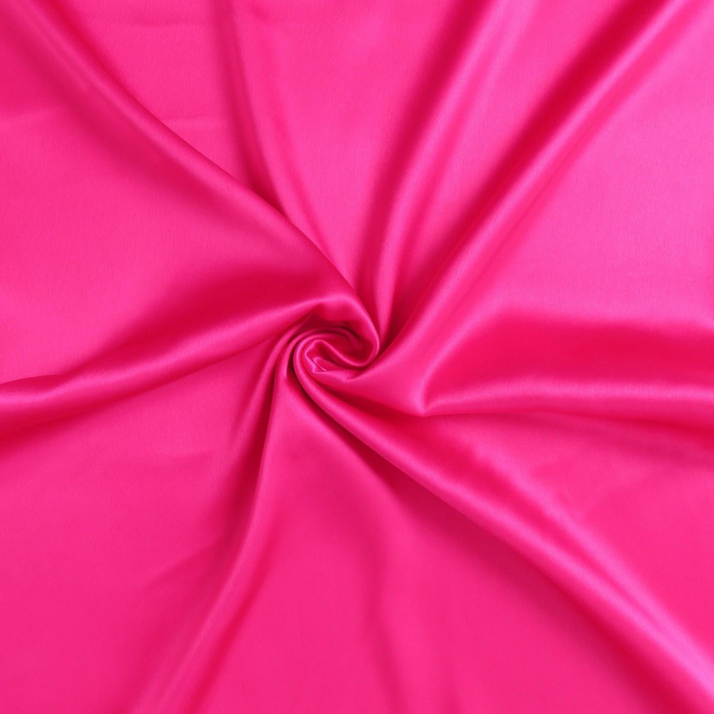 Two Piece Fuchsia Satin And Satin Pillowcases Envelope  Warm Home View
