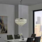 Cinderella Crystal Round Chandelier // 12 Light  Warm Home View
