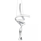 Hamburg Integrated LED Pendant - Chrome - Dimmable  Warm Home View