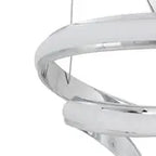 Hamburg Integrated LED Pendant - Chrome - Dimmable  Warm Home View