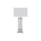 Acrylic Table Lamp // Chrome  Warm Home View