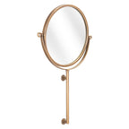 Gold Round Wall Mount Mirror  Warm Home View
