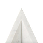 Set of Two White Marble Decorative Bookends  Warm Home View