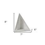 Set of Two White Marble Decorative Bookends  Warm Home View
