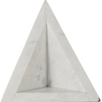 Set of Two White Marble Decorative Bookends  Warm Home View