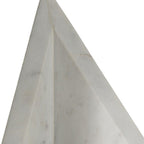 Set of Two White Marble Decorative Bookends  Warm Home View