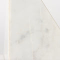 Set of Two White Marble Decorative Bookends  Warm Home View