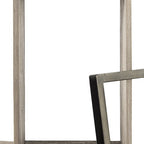 Set of Two Brown Solid and Manufactured Wood Two Tier Floating Bookcase  Warm Home View