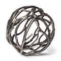 Silver Metal Tree Branch Sculpture  Warm Home View