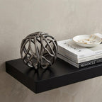 Silver Metal Tree Branch Sculpture  Warm Home View