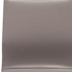 Taupe and Silver Swivel Faux Leather Conference Office Chair  Warm Home View