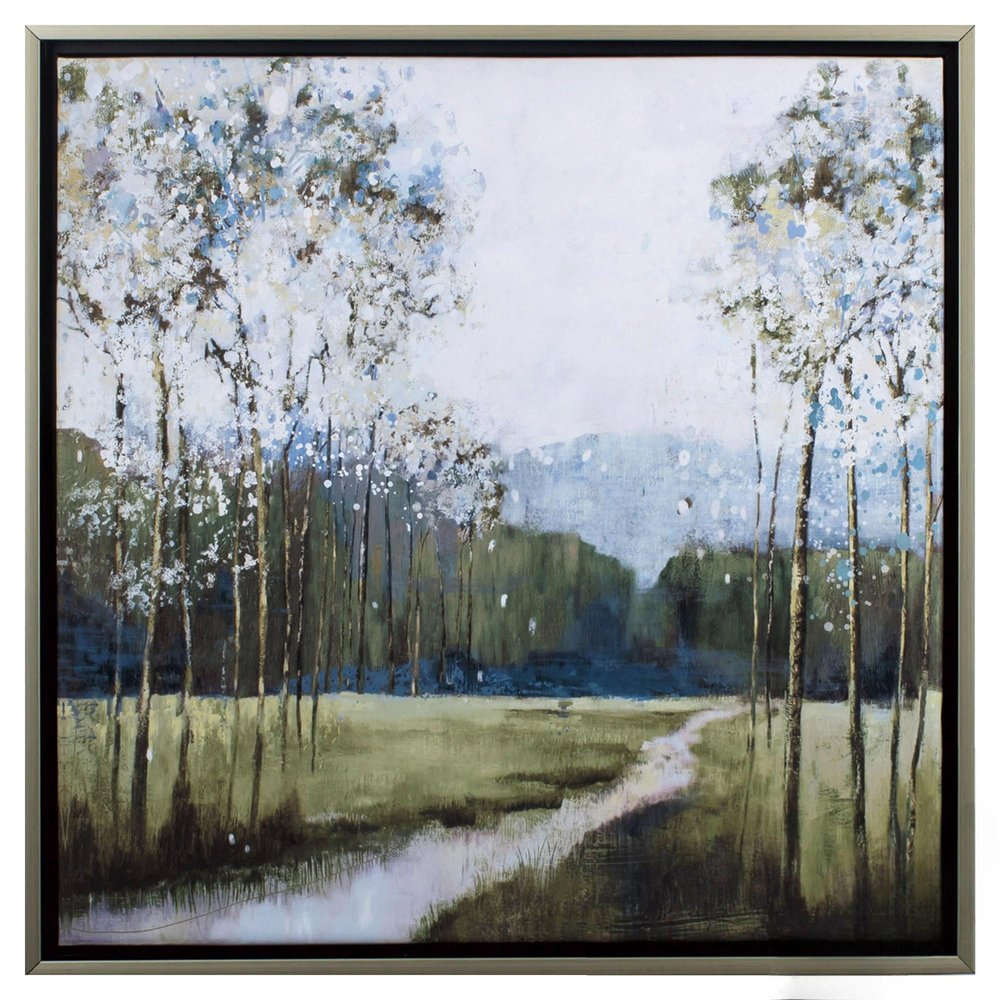 Walk in the Forest Canvas Wall Art  Warm Home View