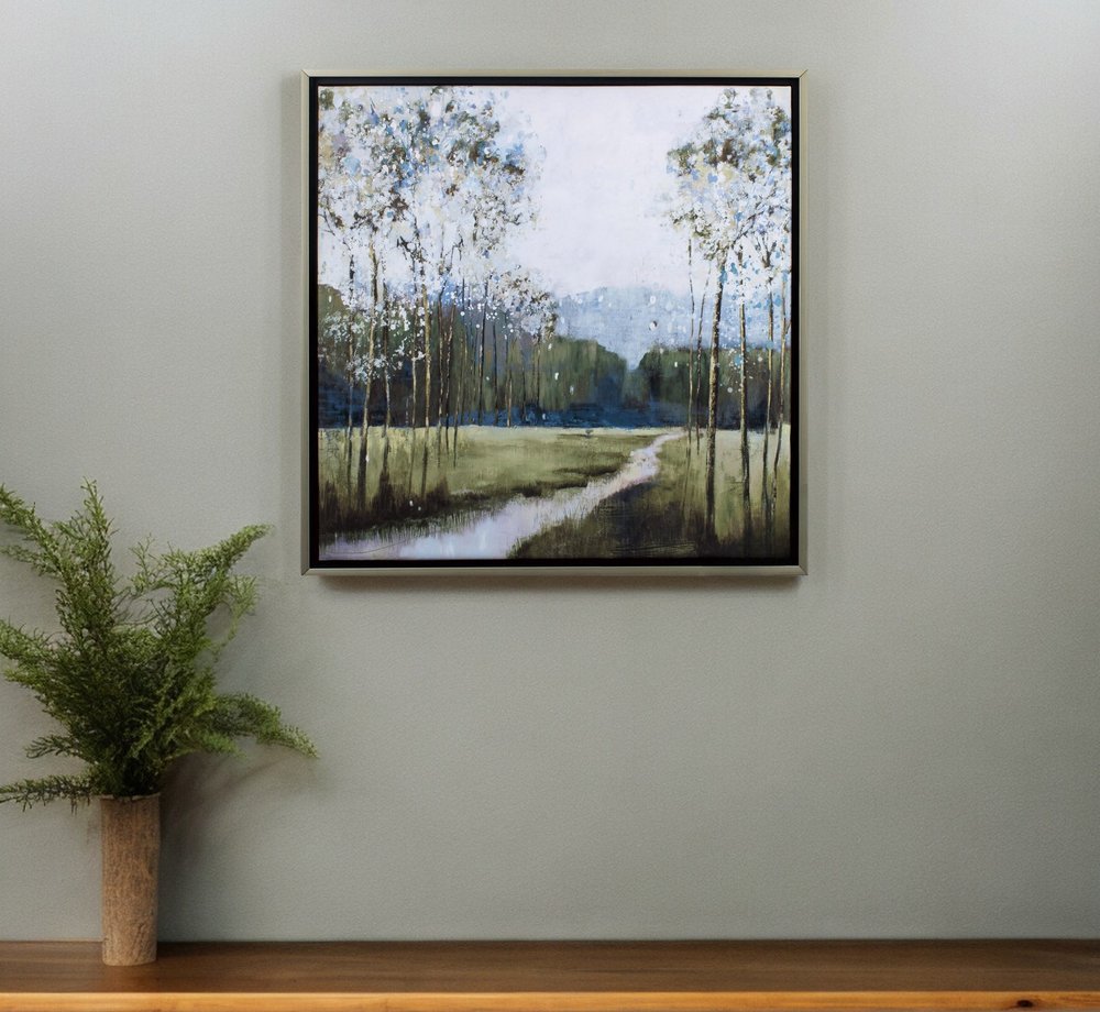 Walk in the Forest Canvas Wall Art  Warm Home View