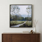 Walk in the Forest Canvas Wall Art  Warm Home View