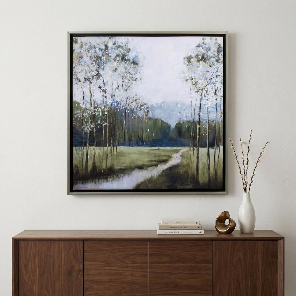 Walk in the Forest Canvas Wall Art  Warm Home View