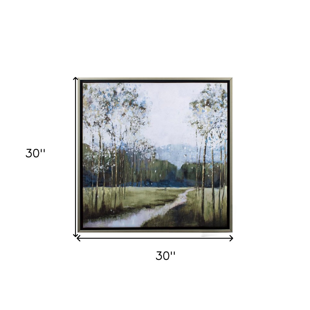 Walk in the Forest Canvas Wall Art  Warm Home View