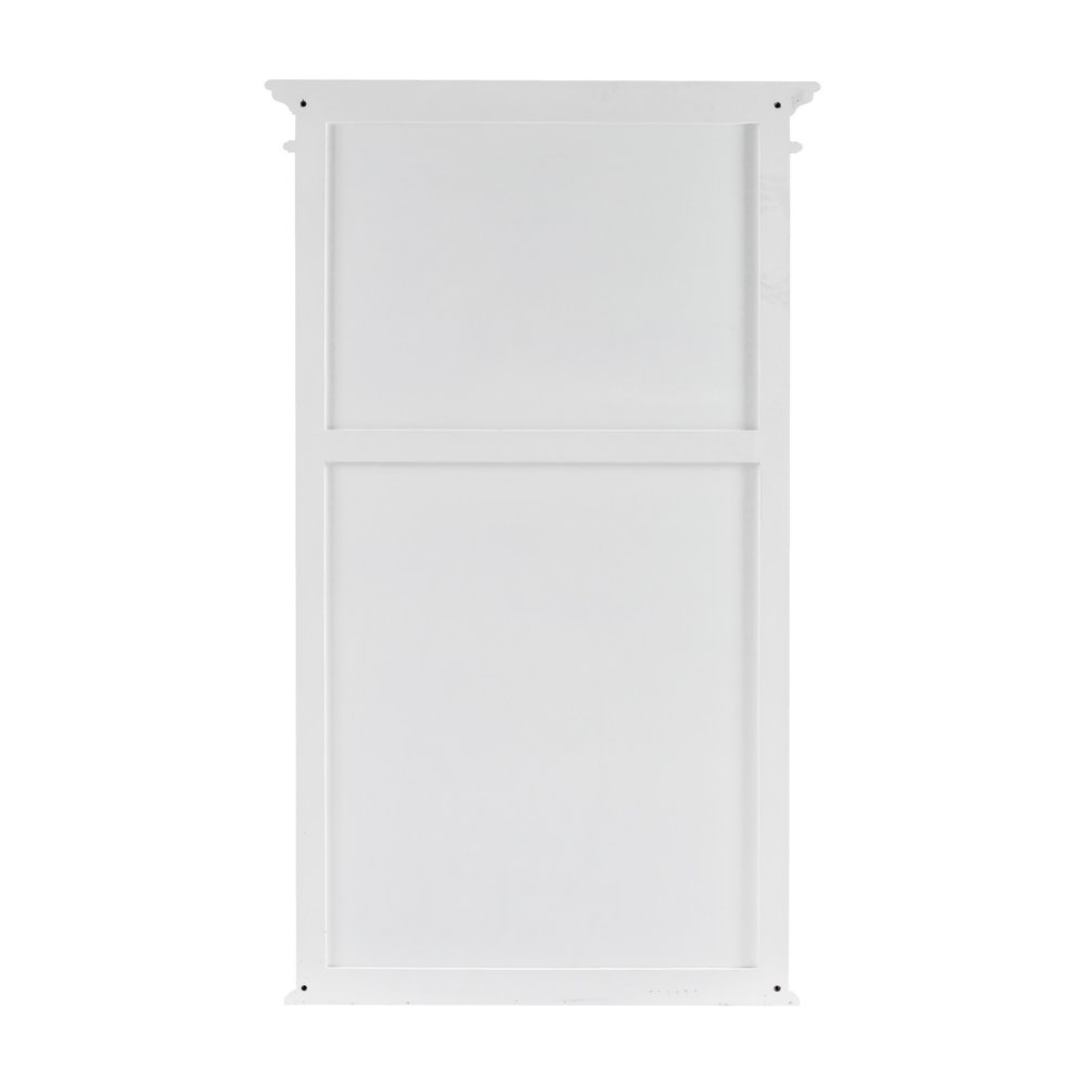 White Solid Wood Adjustable Four Tier Bookcase  Warm Home View