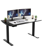 Adjustable Black Stainless Steel Rolling Computer Desk  Warm Home View