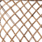 Set of Two Cream Woven Rattan Outdoor Accent Chairs  Warm Home View