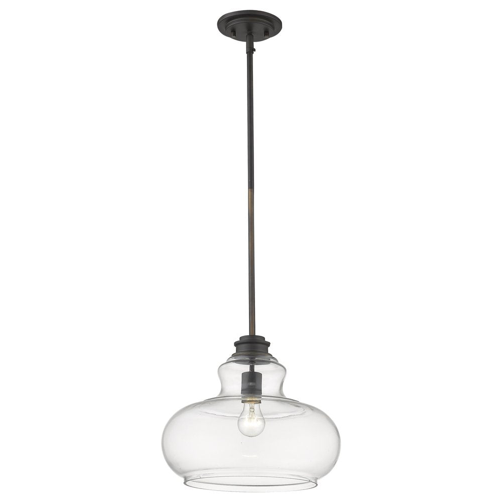 Torrel 1-Light Oil-Rubbed Bronze Pendant  Warm Home View