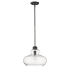 Torrel 1-Light Oil-Rubbed Bronze Pendant  Warm Home View