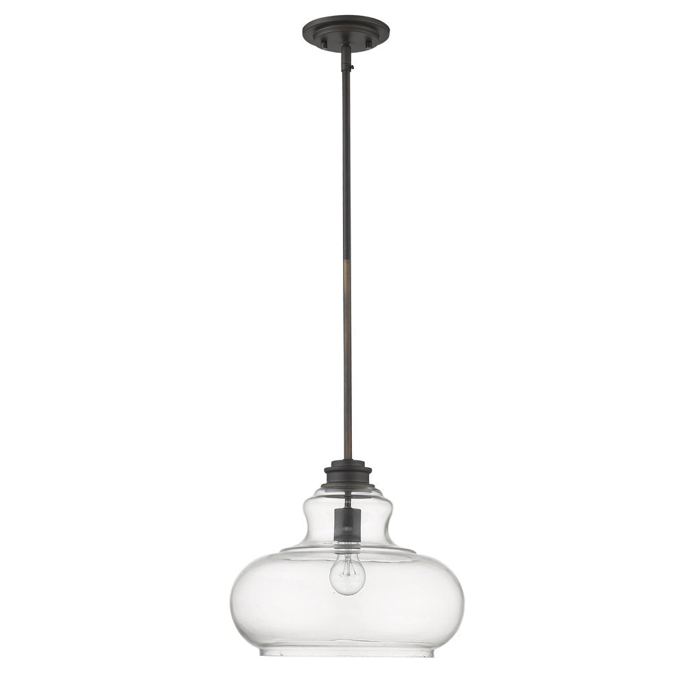 Torrel 1-Light Oil-Rubbed Bronze Pendant  Warm Home View