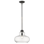 Torrel 1-Light Oil-Rubbed Bronze Pendant  Warm Home View