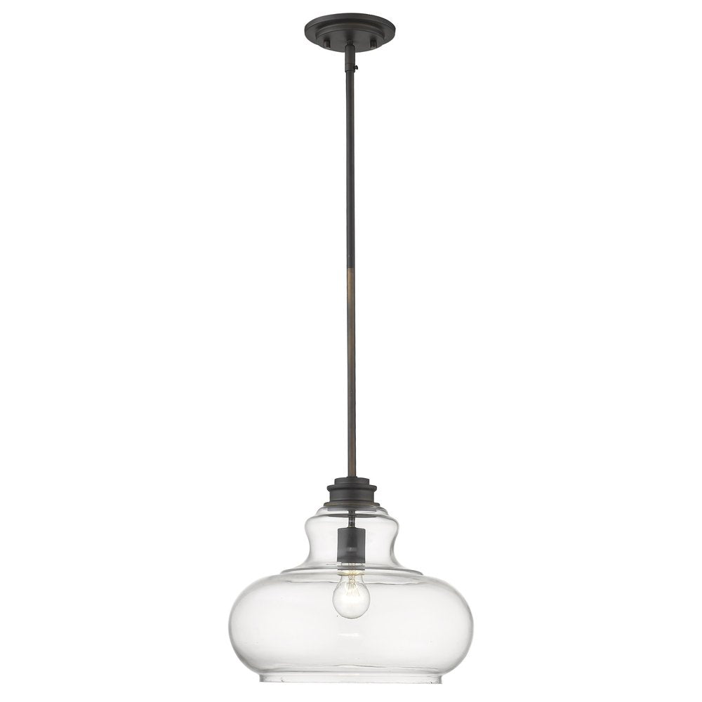 Torrel 1-Light Oil-Rubbed Bronze Pendant  Warm Home View