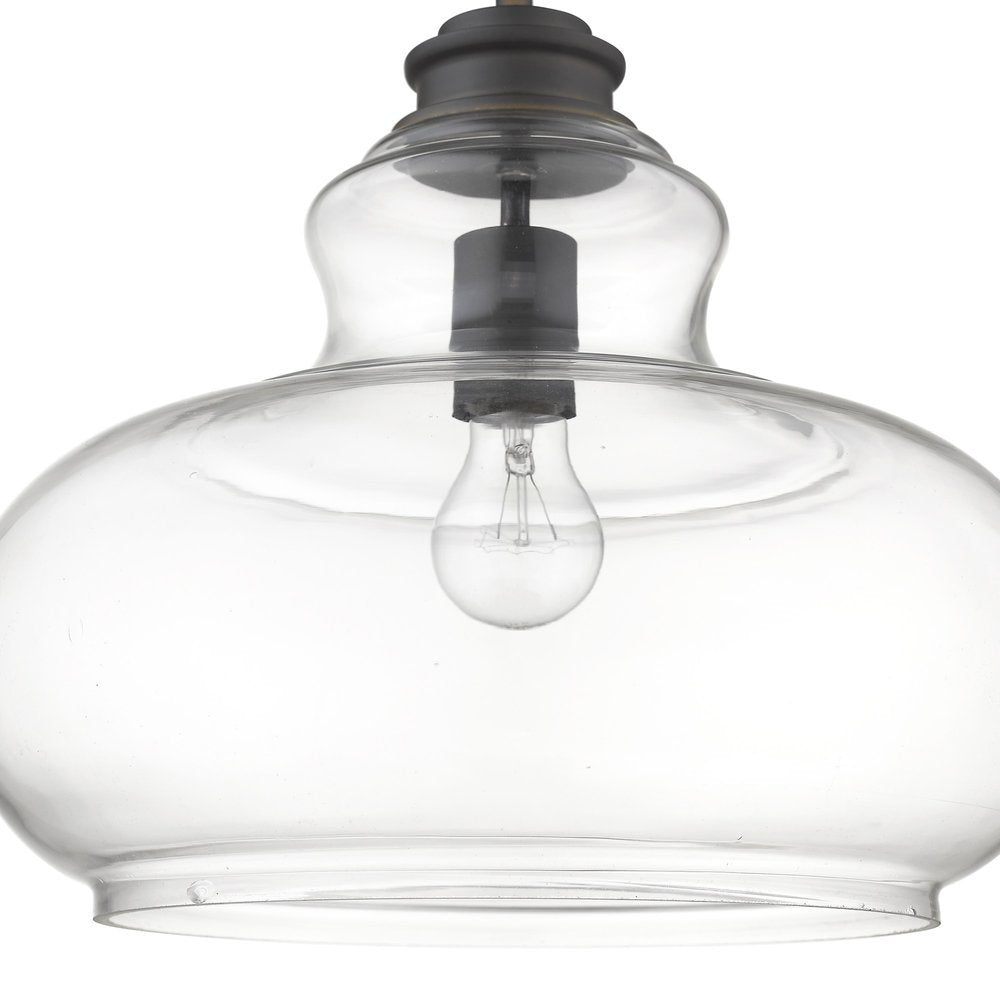 Torrel 1-Light Oil-Rubbed Bronze Pendant  Warm Home View