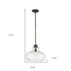 Torrel 1-Light Oil-Rubbed Bronze Pendant  Warm Home View